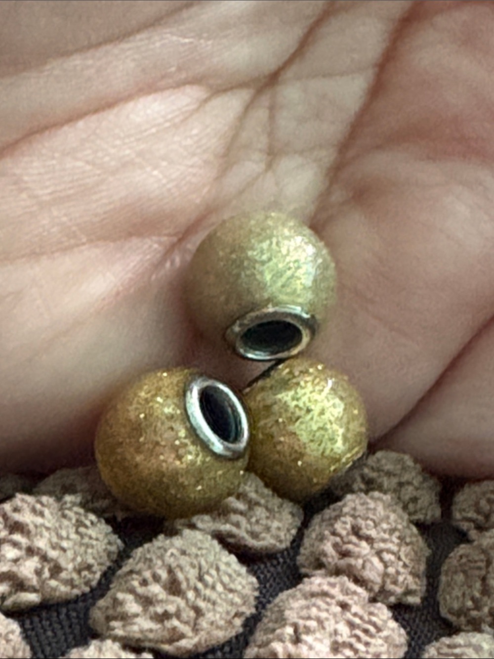 Pandora Gold Iridescent Glass Bead Charm - Picture 4 of 5